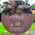 Happy Spring Door Hanger