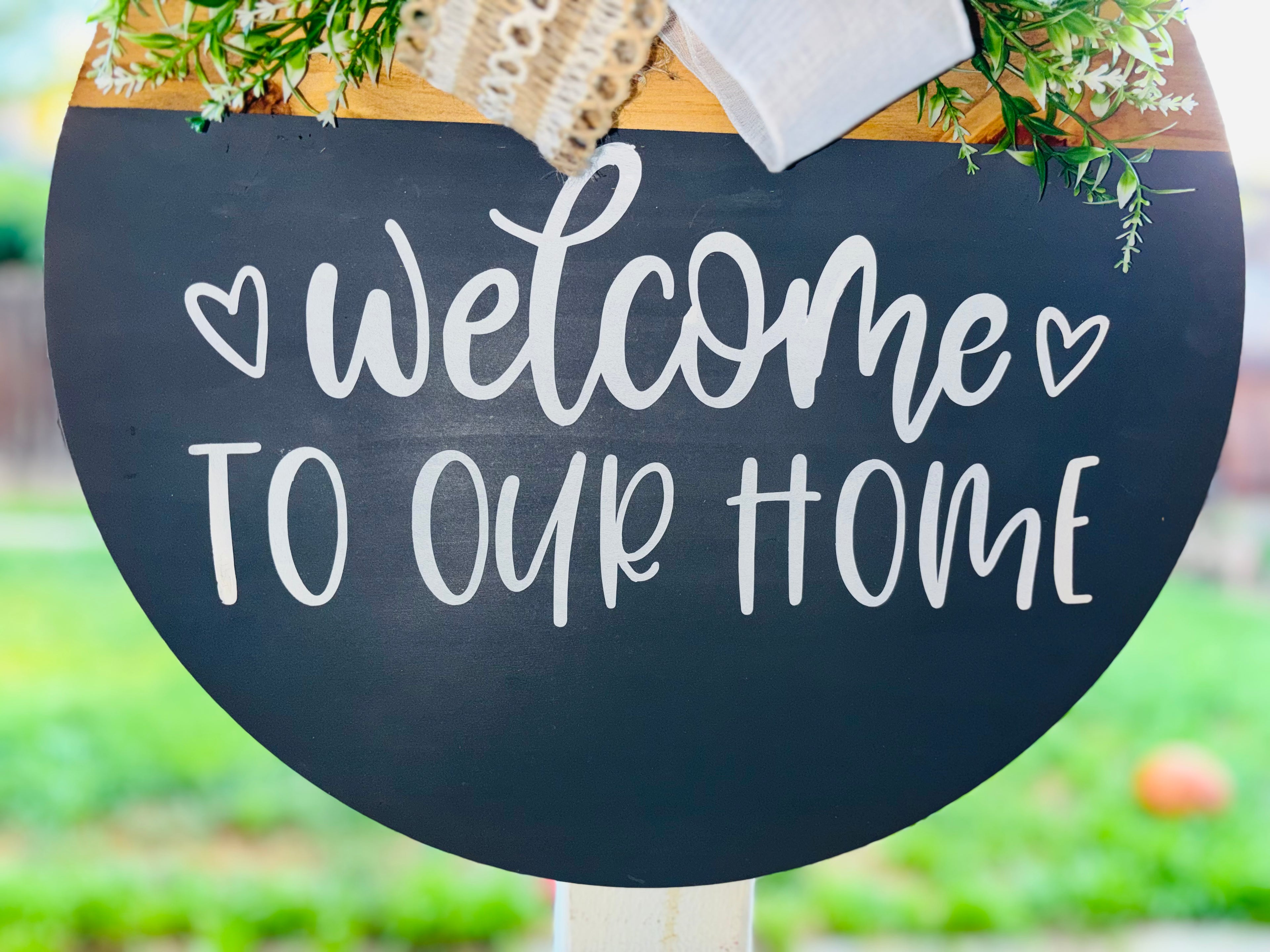 Welcome to our home door hanger
