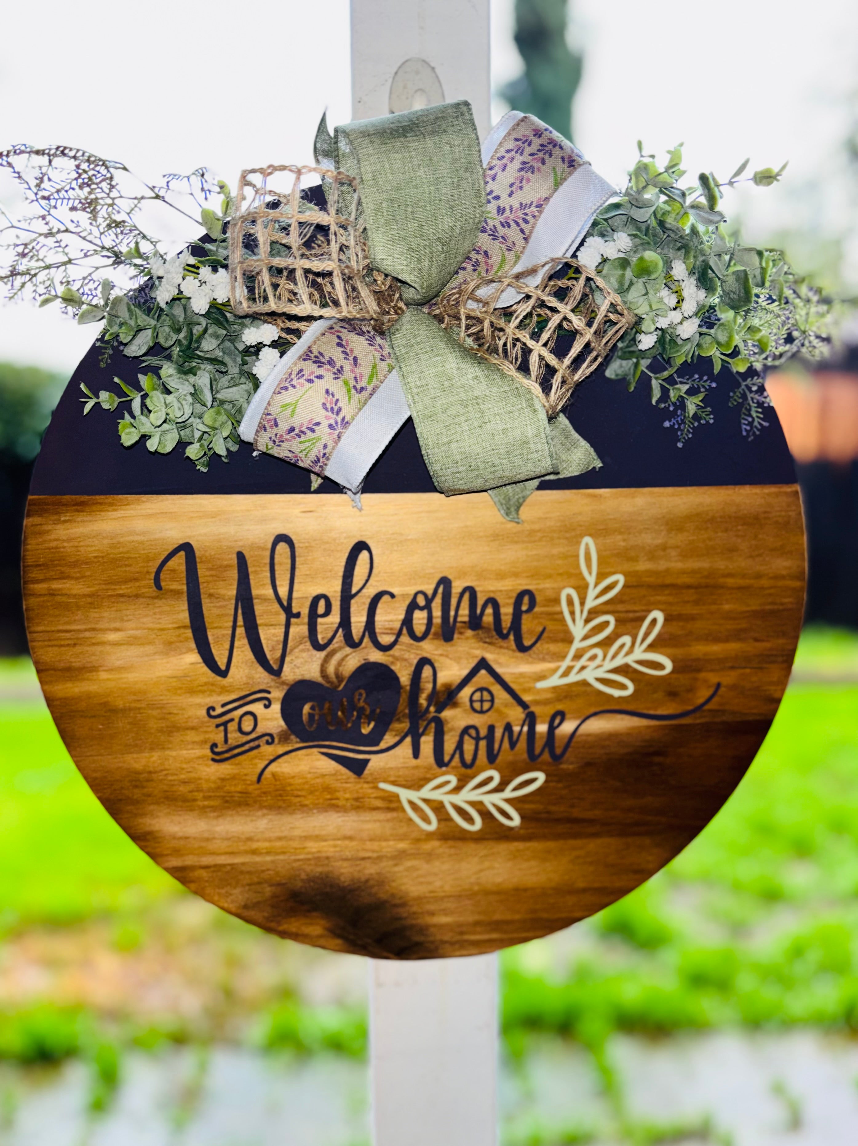 Welcome to our home wooden door hanger