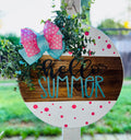 Hello Summer door hanger