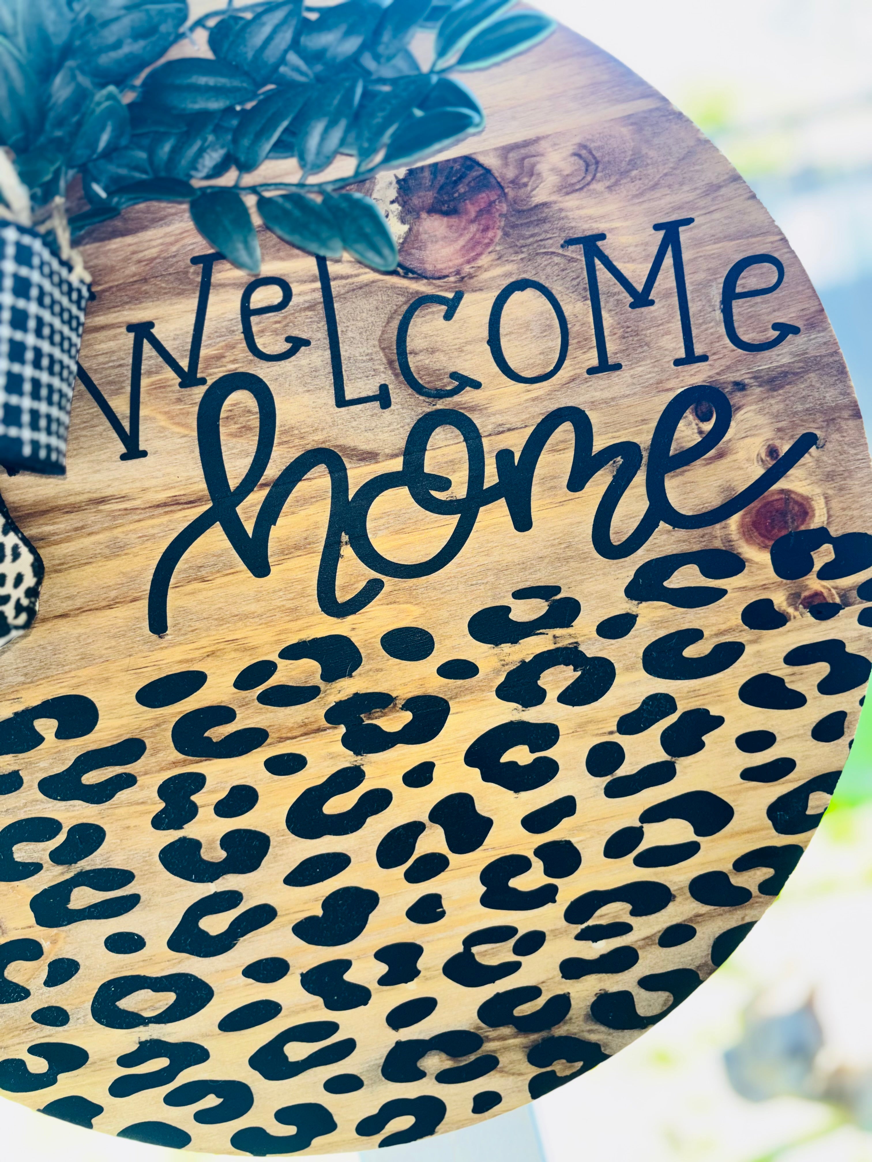 Welcome Home Door Hanger