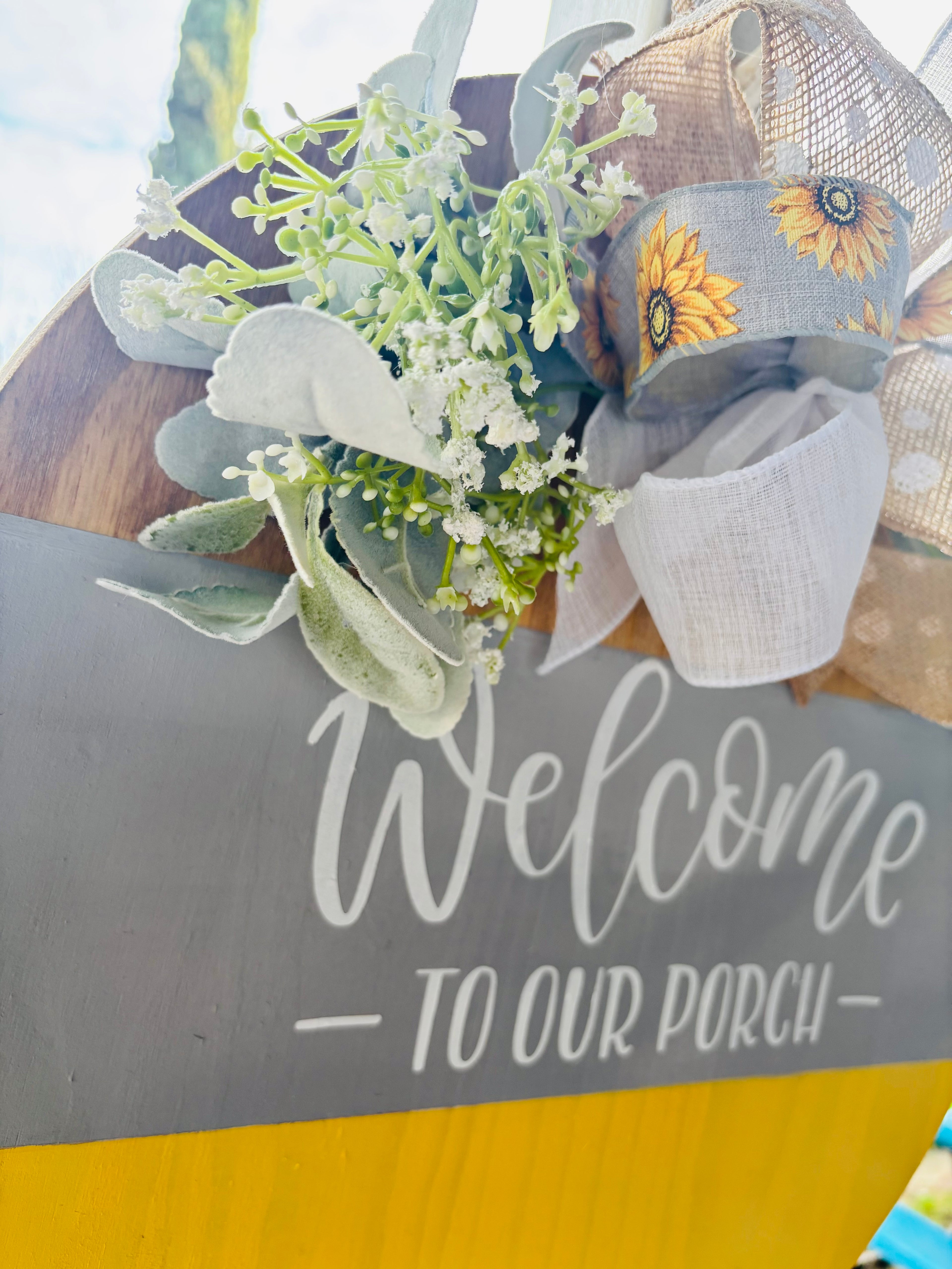 Welcome to our porch