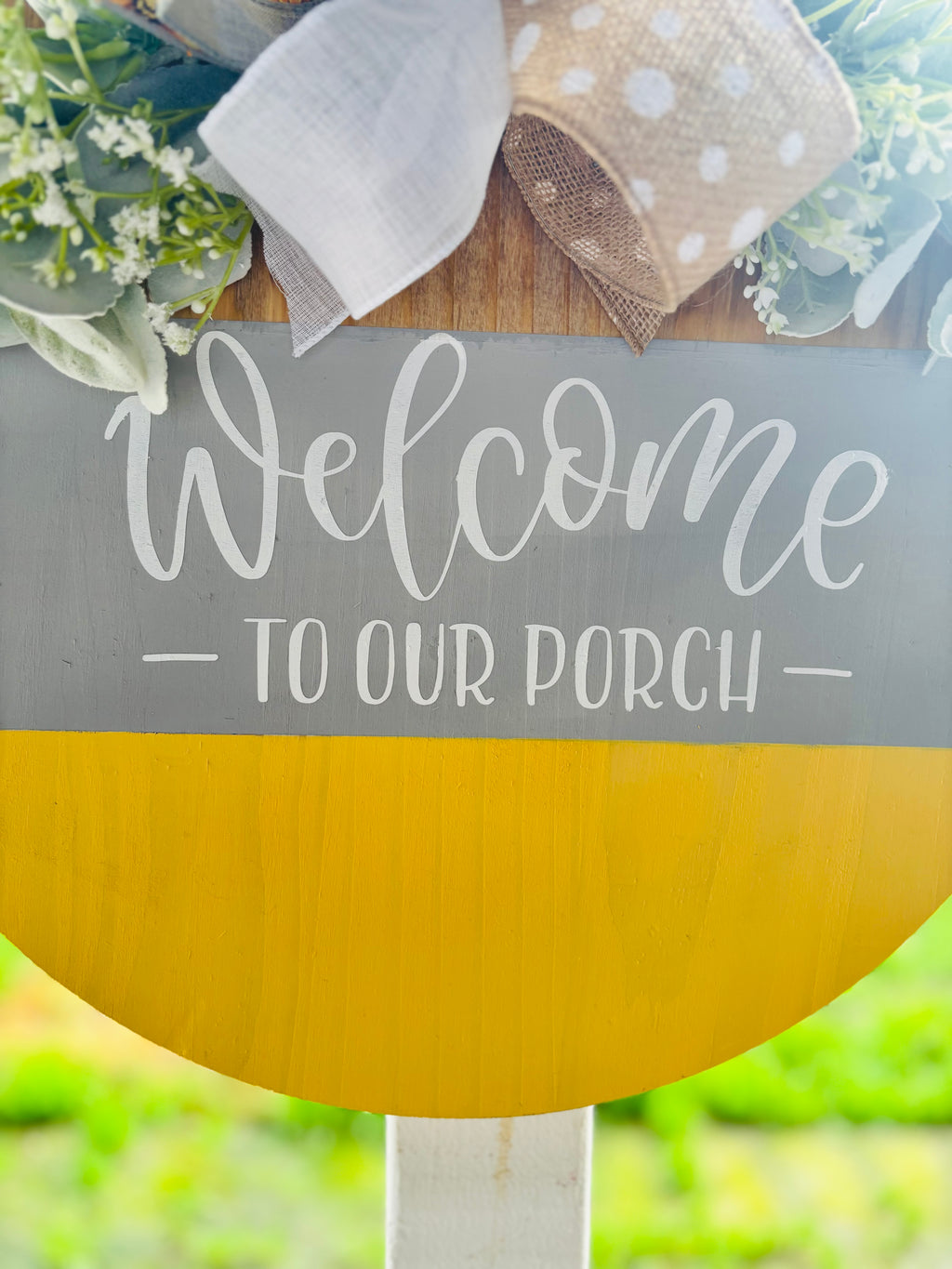 Welcome to our porch