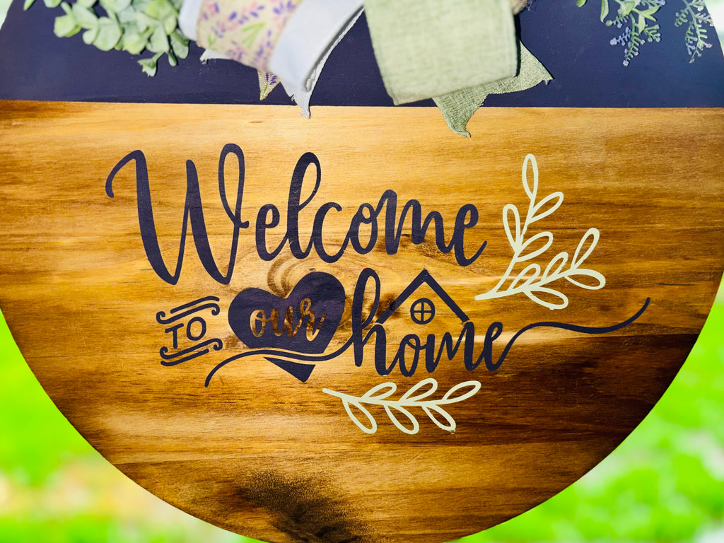 Welcome to our home wooden door hanger
