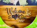 Welcome to our home wooden door hanger