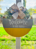 Welcome to our porch