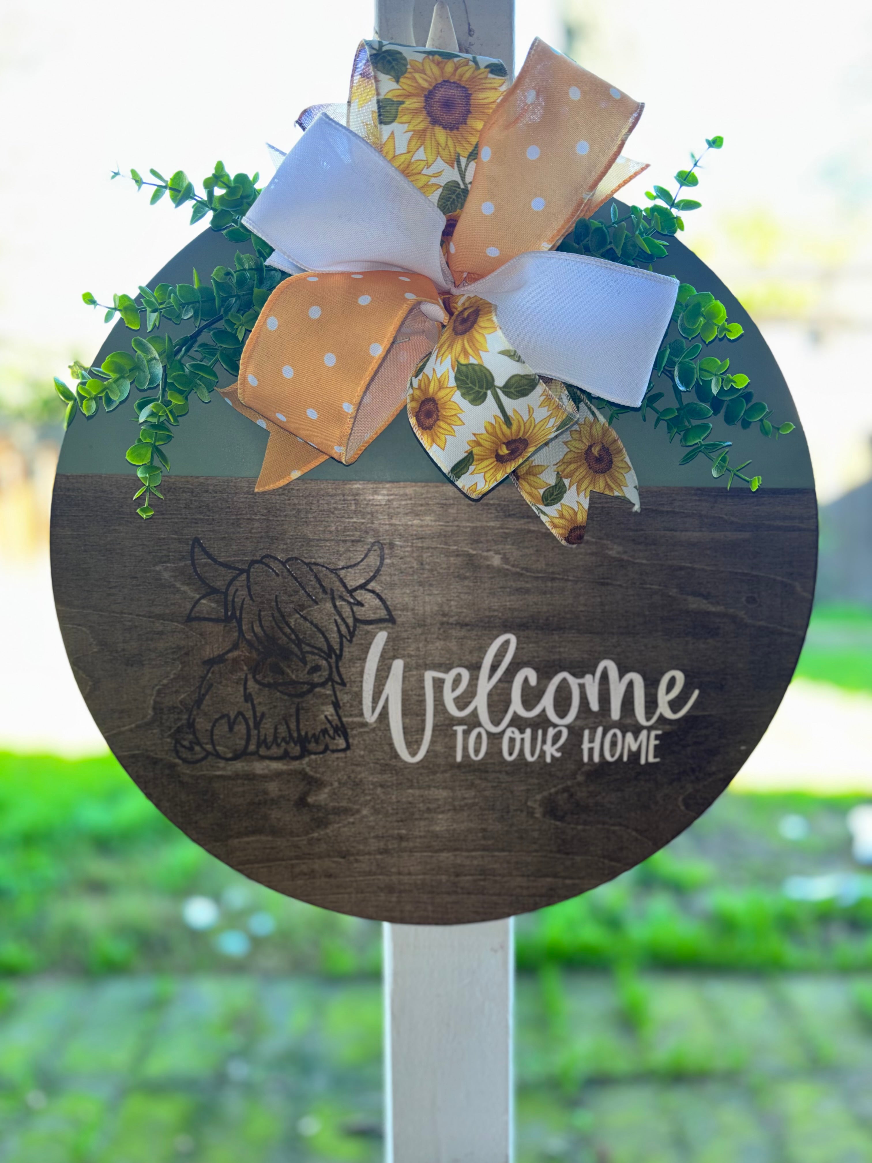 Welcome to our home wooden door hanger