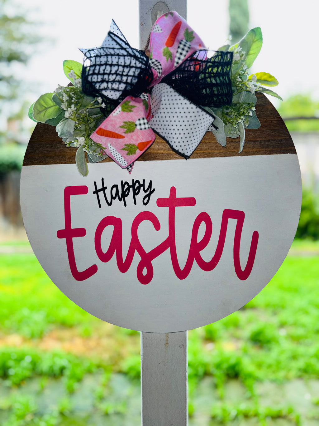 Happy Easter door hanger