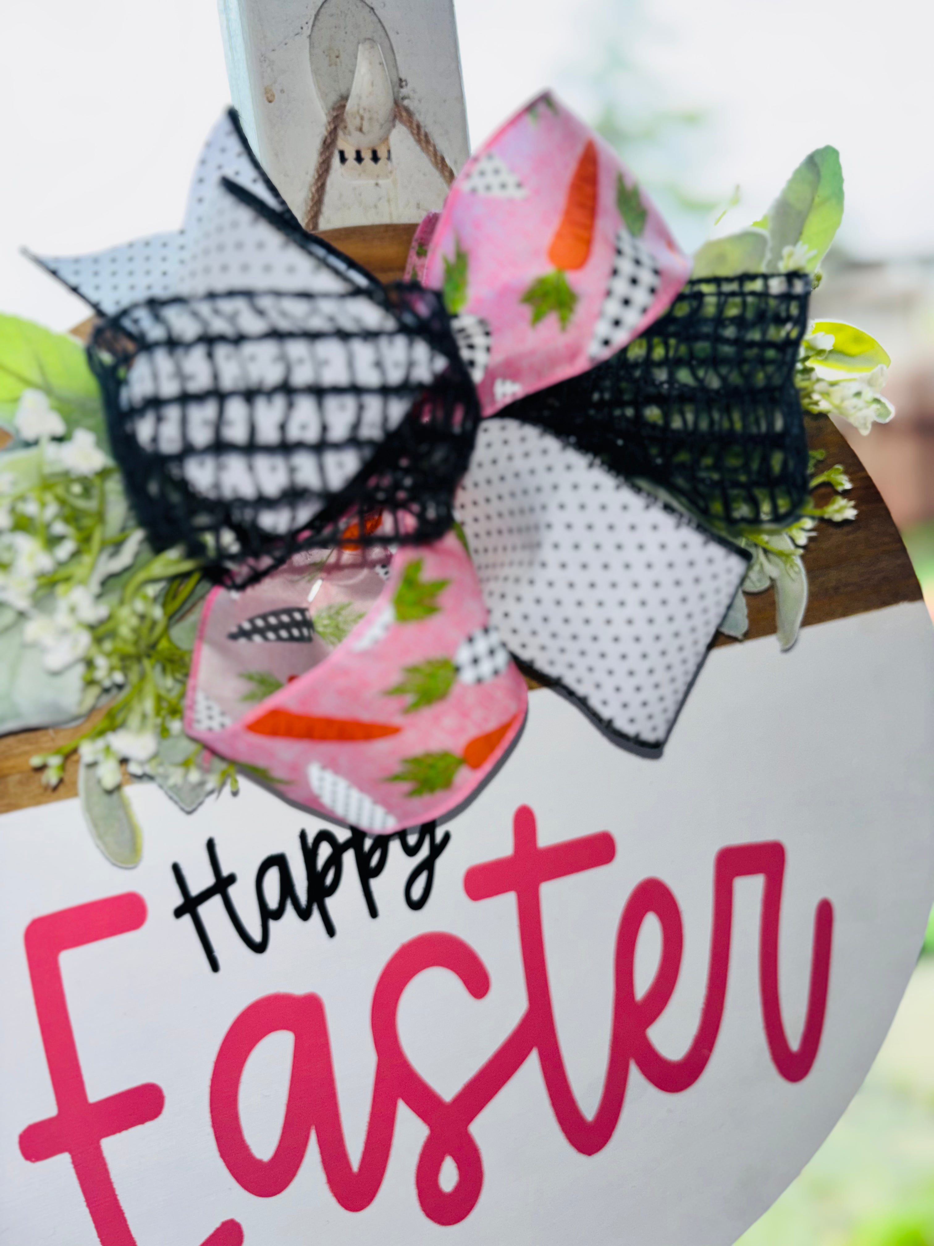 Happy Easter door hanger