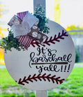It’s baseball y’all door hanger