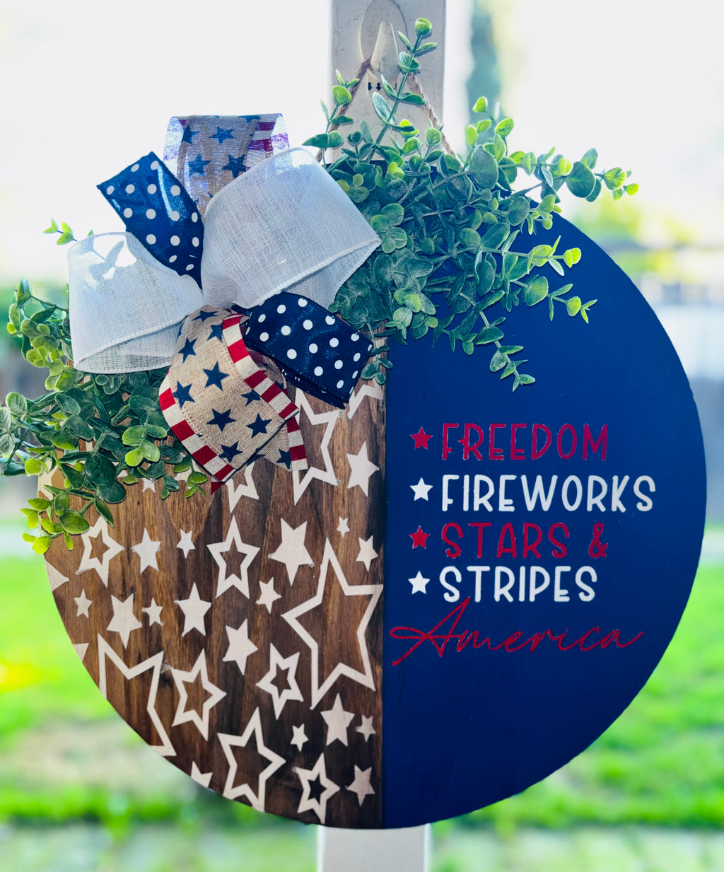 Patriotic door hanger