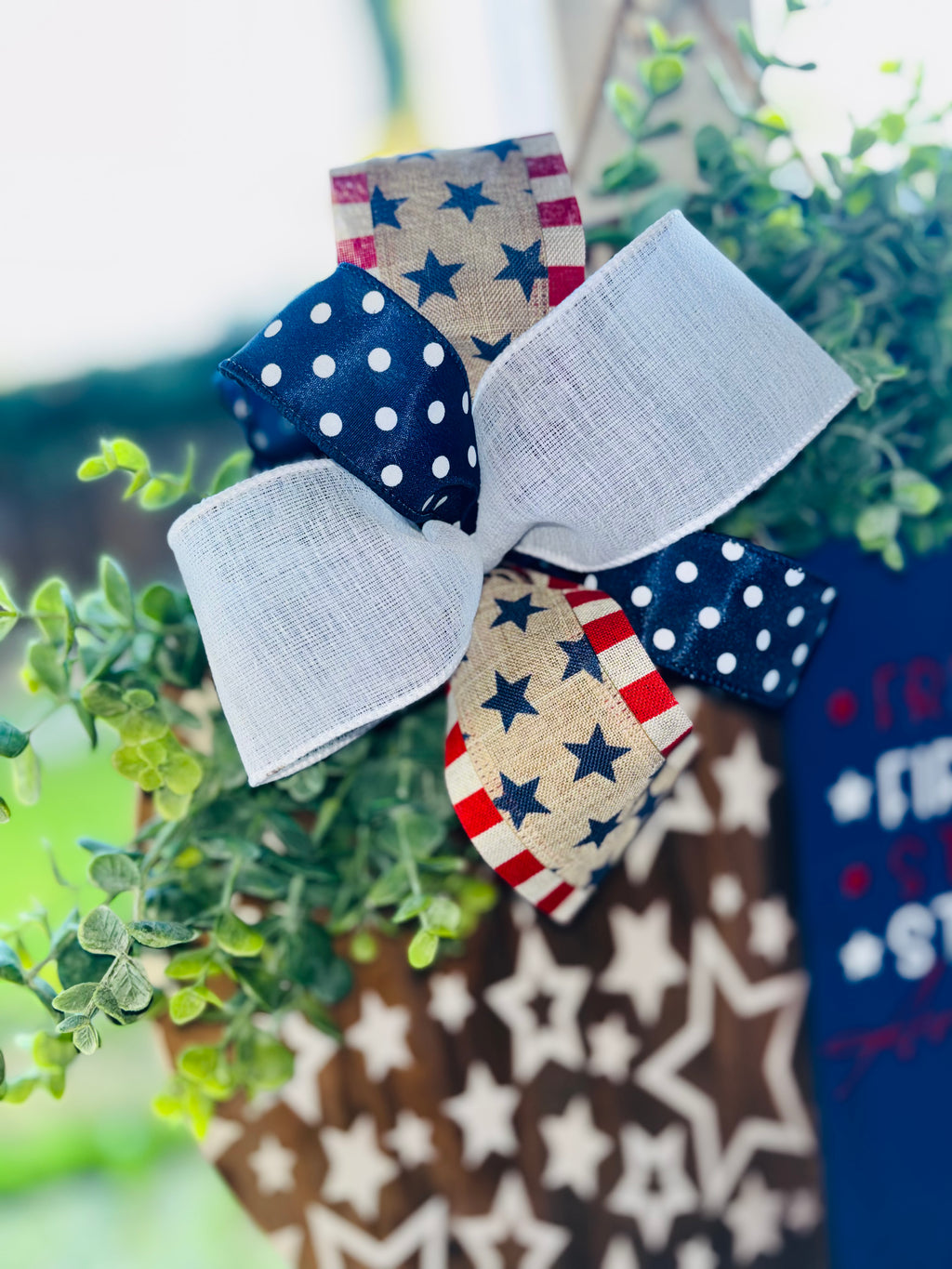 Patriotic door hanger