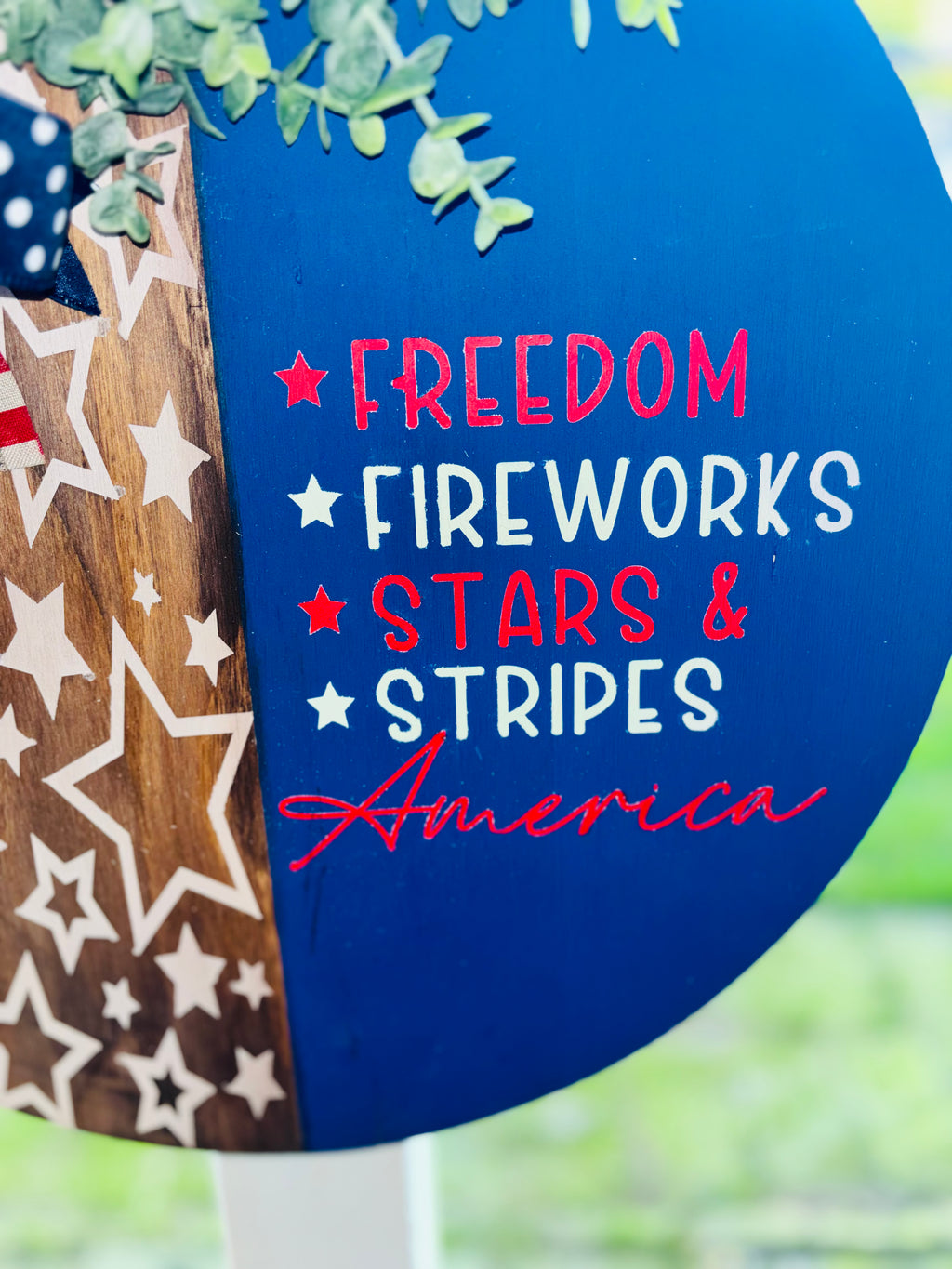 Patriotic door hanger