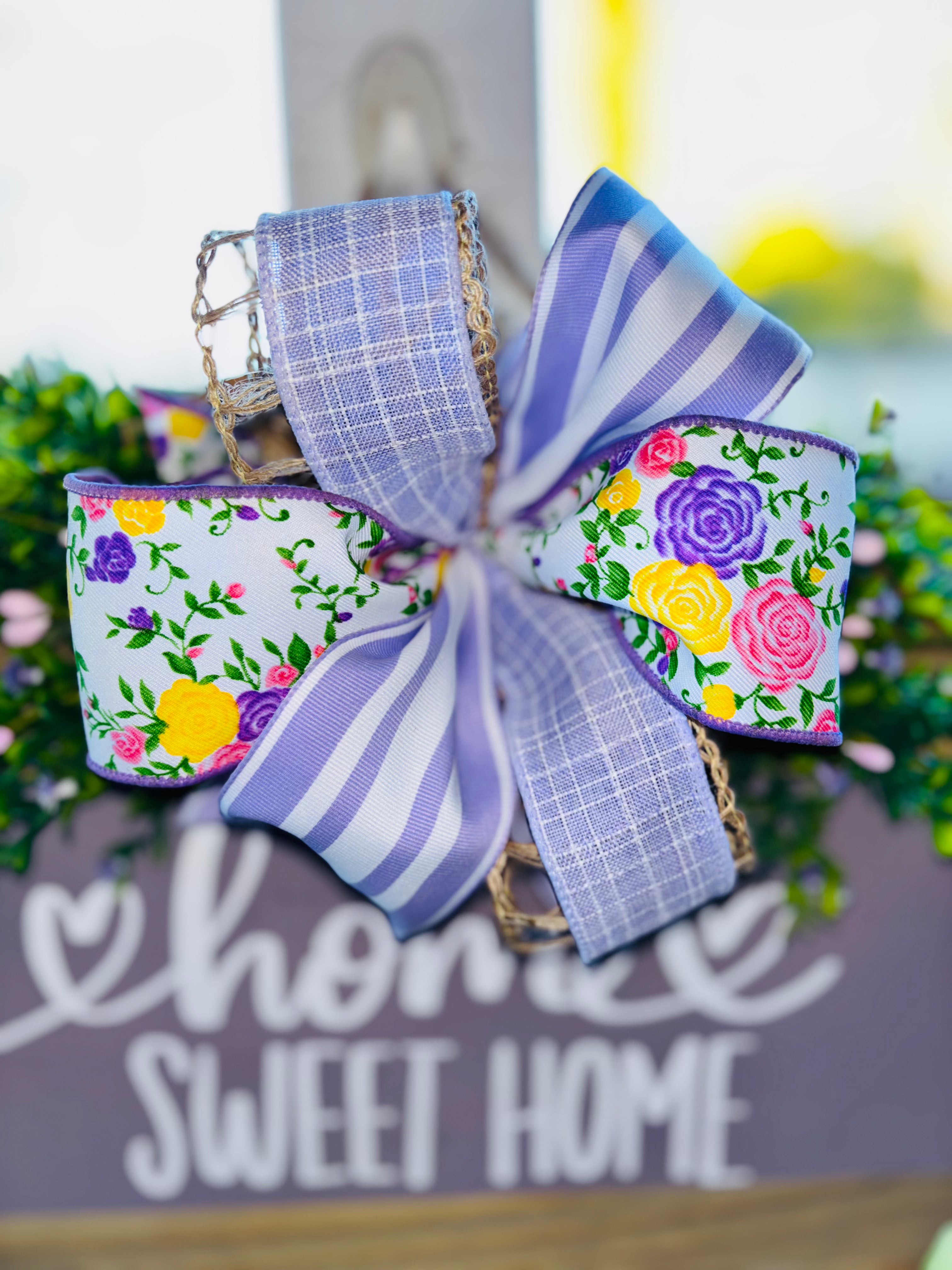 Home sweet home door hanger