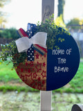 Patriotic door hanger