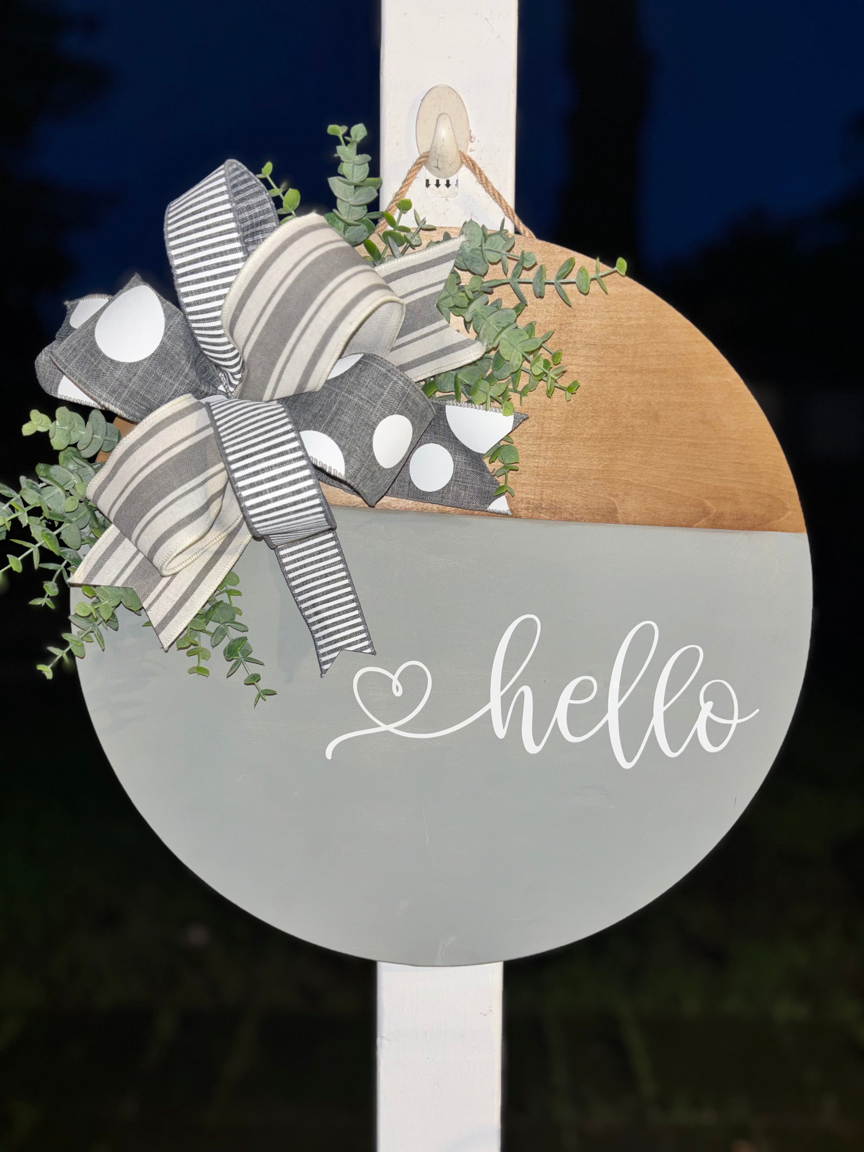 Hello Door Hanger