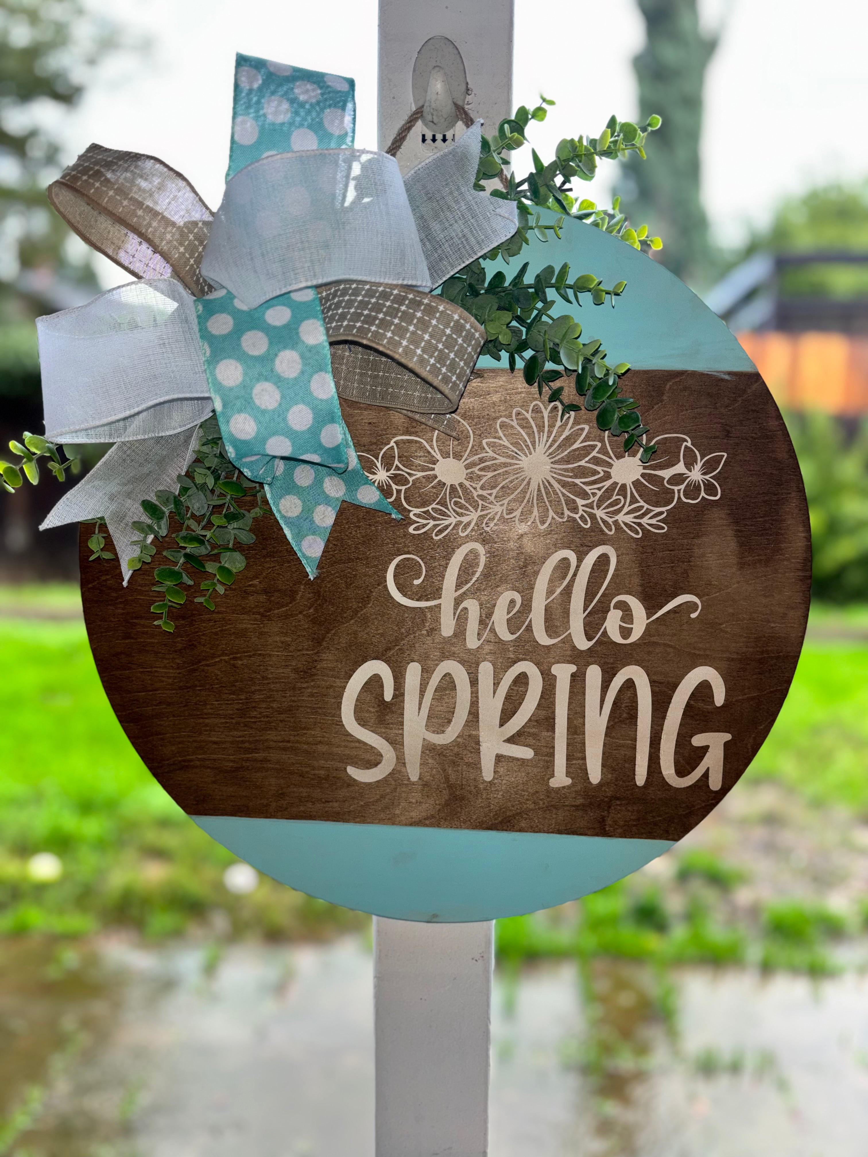 Hello Spring Door Hanger