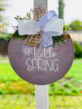 Hello Spring Door Hanger