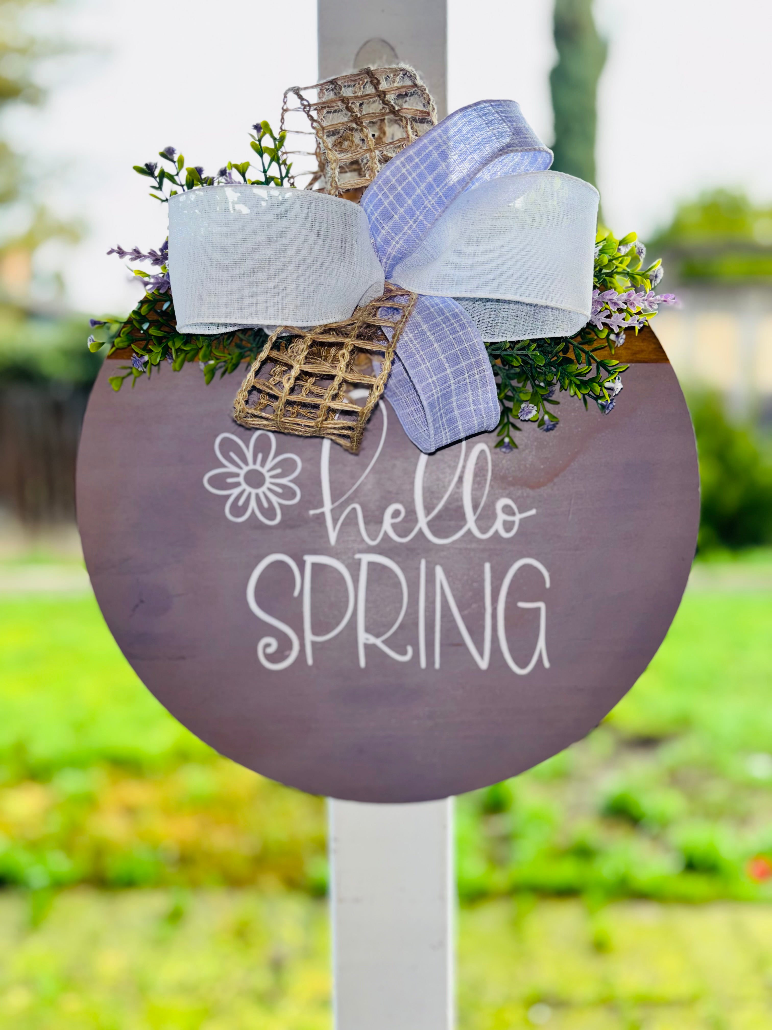 Hello Spring Door Hanger