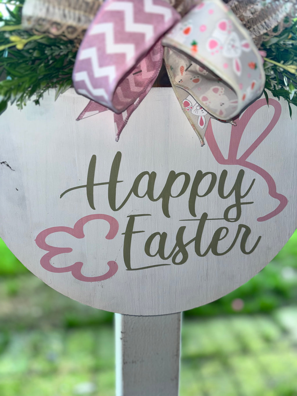 Happy Easter Wooden Door Hanger